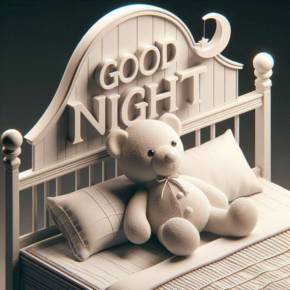 150 Good Night Teddy Bear Download Now 103 Good night teddy bear with night vibes with amazing background beautiful light setup with good night images ()