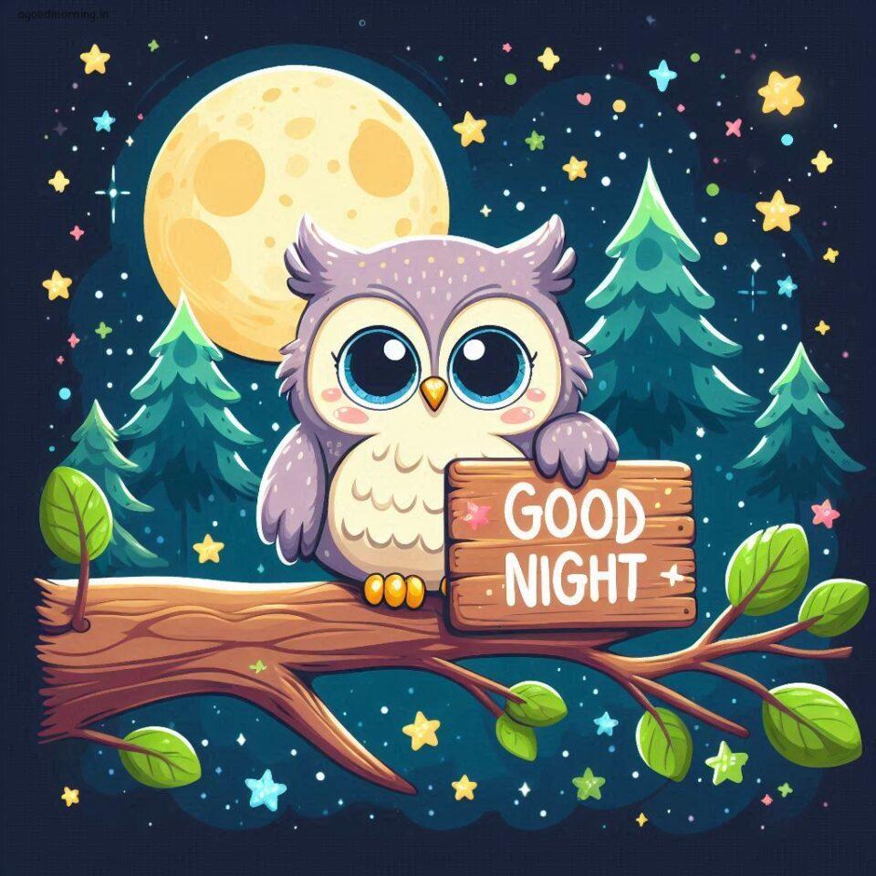 100+ Good Night with Owl Free Download 74 Good night with owl images good night vibes with amazing background and stylish design ()