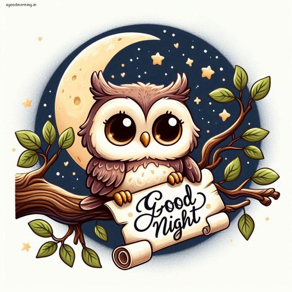 100+ Good Night with Owl Free Download 25 Good night with owl images good night vibes with amazing background and stylish design ()