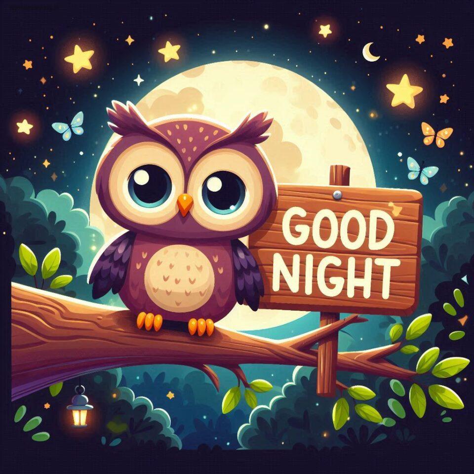 100+ Good Night with Owl Free Download 24 Good night with owl images good night vibes with amazing background and stylish design ()