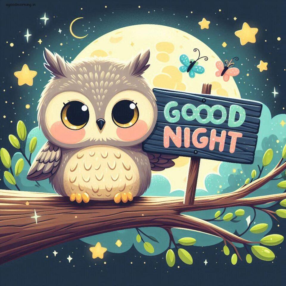 100+ Good Night with Owl Free Download 4 Good night with owl images good night vibes with amazing background and stylish design ()