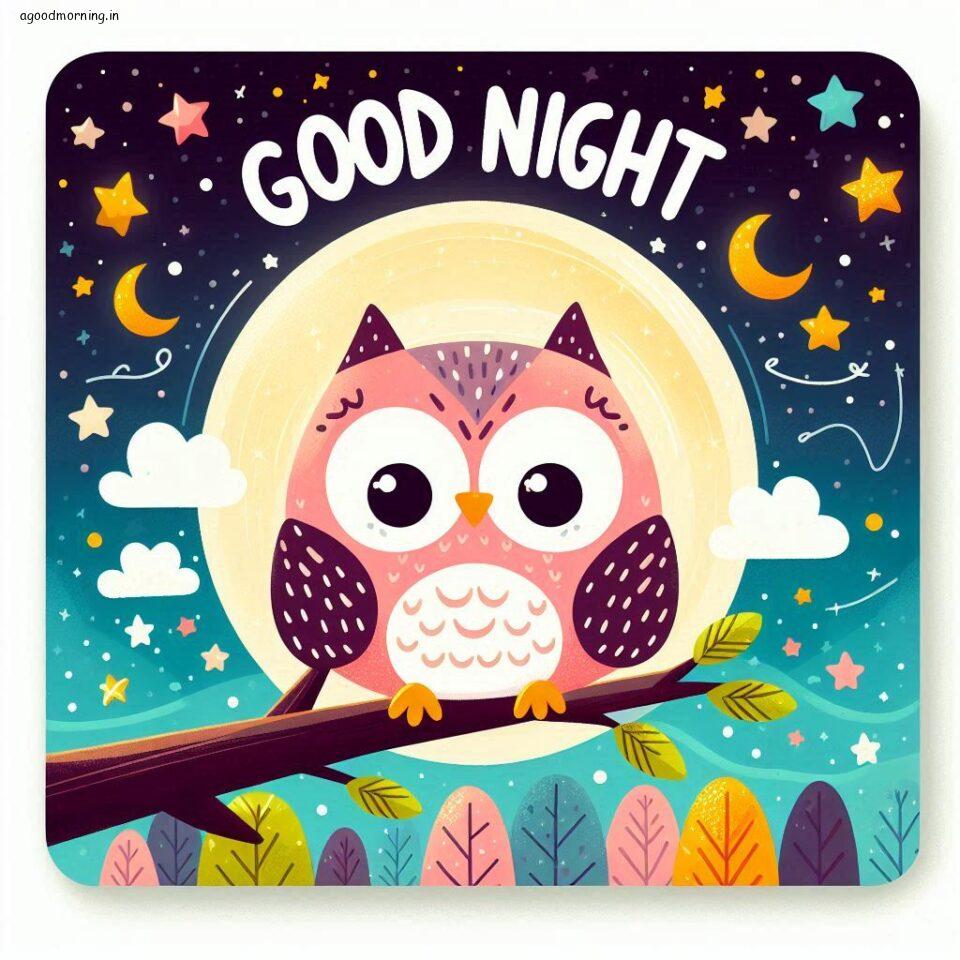 100+ Good Night with Owl Free Download 11 Good night with owl images good night vibes with amazing background and stylish design ()