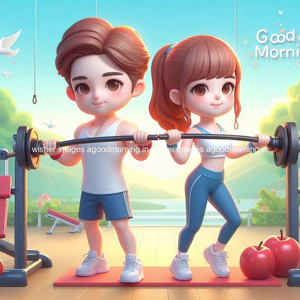 Good Morning GYM Images || Free Download & share - Pin 107 good morning gym images with girl and boy amzing background with exercise beautiful d couple ()