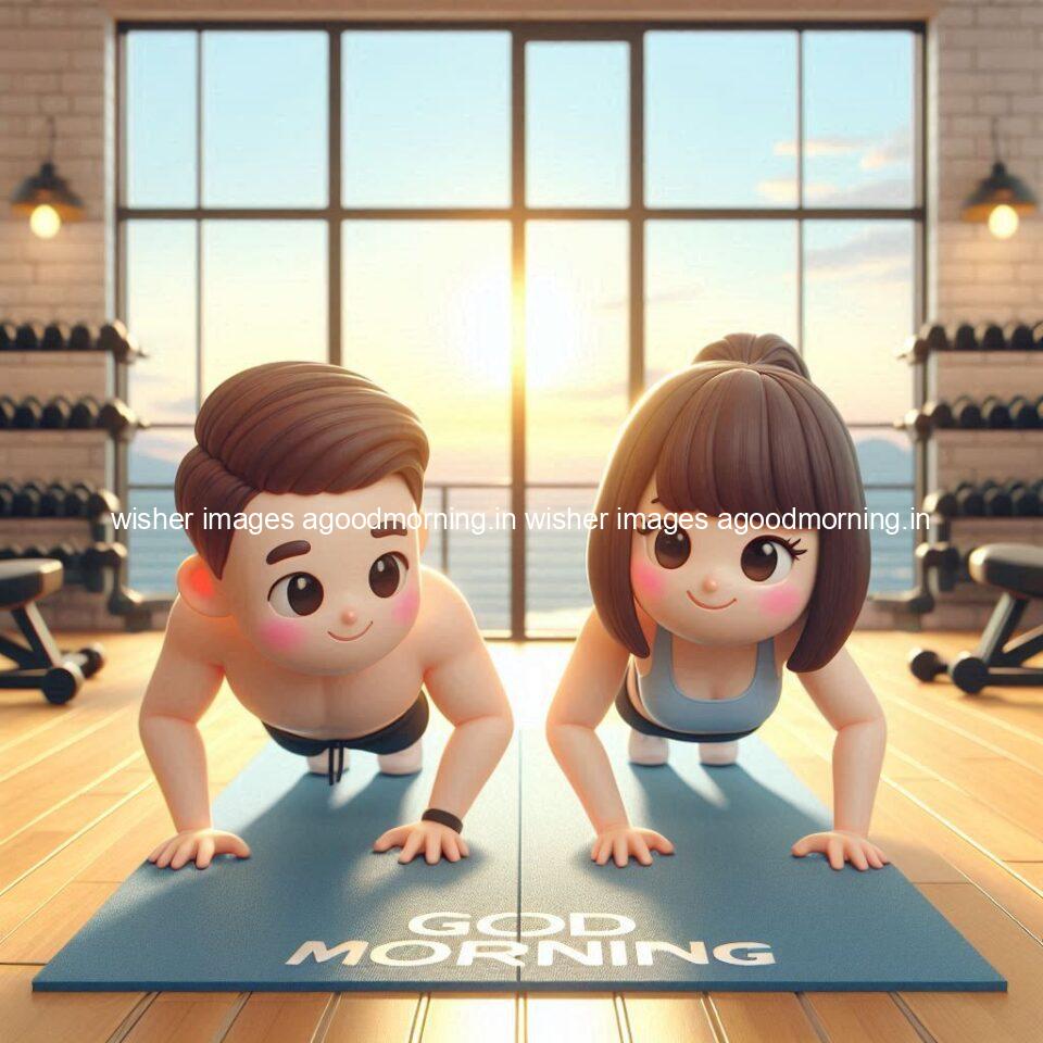 Good Morning GYM Images || Free Download & share - Pin 43 good morning gym images with girl and boy amzing background with exercise beautiful d couple ()