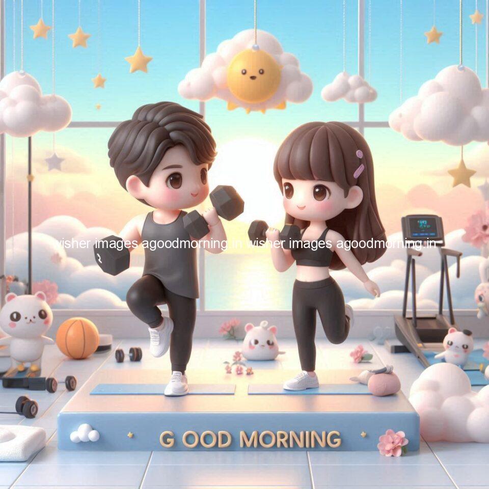 Good Morning GYM Images || Free Download & share - Pin 80 good morning gym images with girl and boy amzing background with exercise beautiful d couple ()