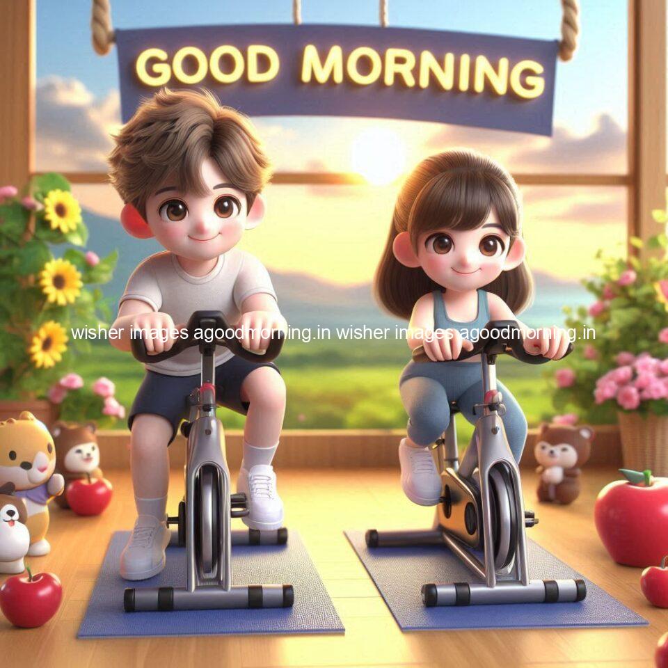 Good Morning GYM Images || Free Download & share - Pin 5 good morning gym images with girl and boy amzing background with exercise beautiful d couple ()