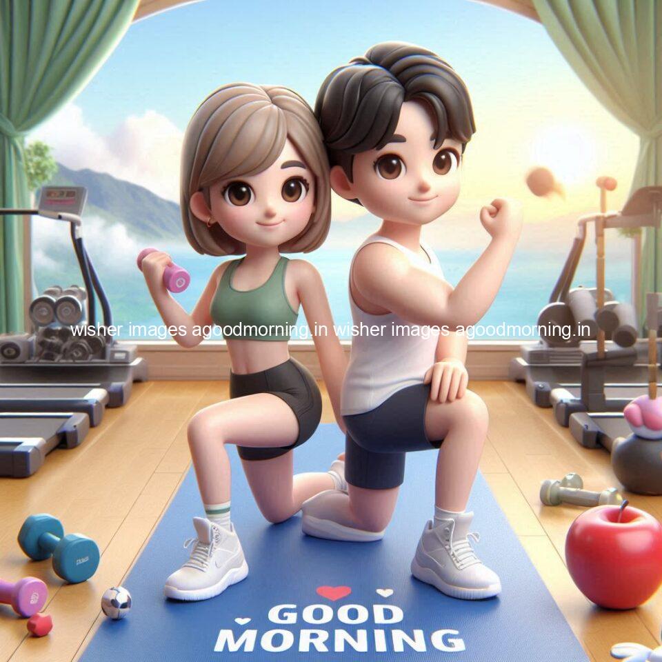 Good Morning GYM Images || Free Download & share - Pin 68 good morning gym images with girl and boy amzing background with exercise beautiful d couple ()