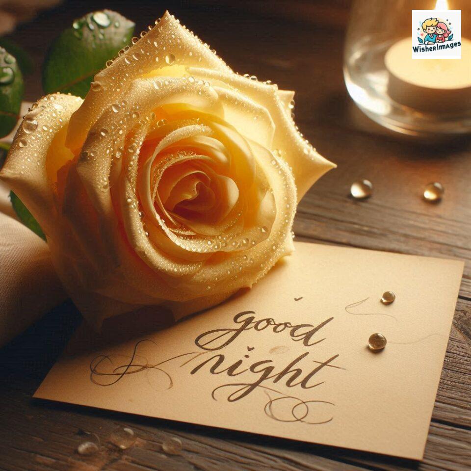 good night rose flower images rose good night images hd ()