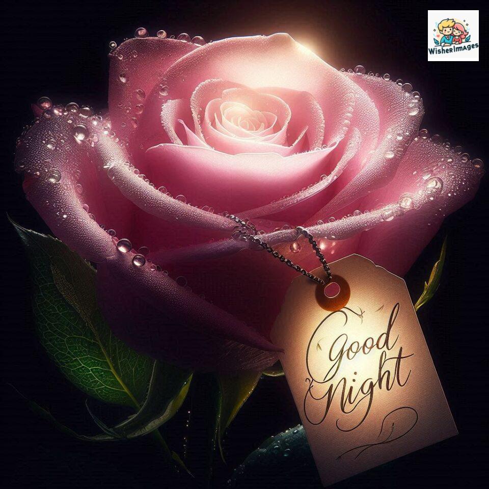 good night rose flower images rose good night images hd ()