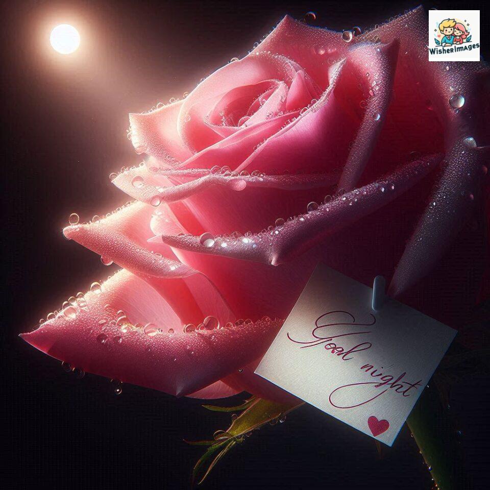 good night rose flower images rose good night images hd ()