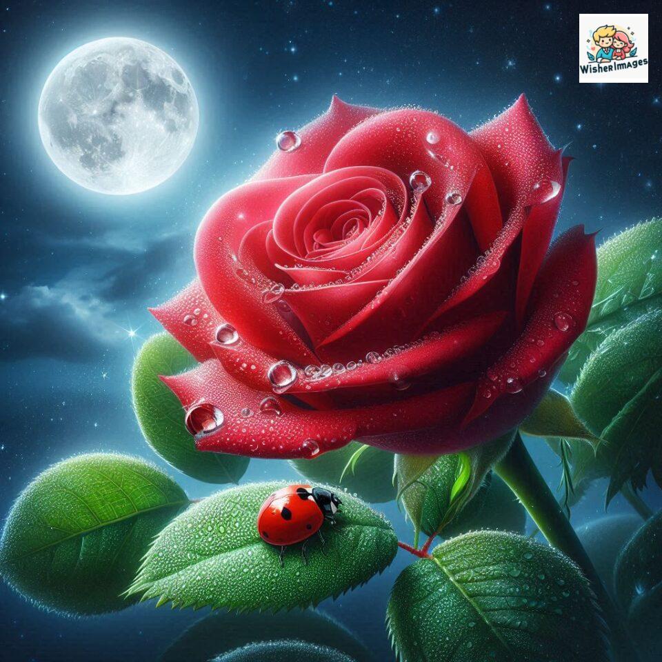 good night rose flower images rose good night images hd ()