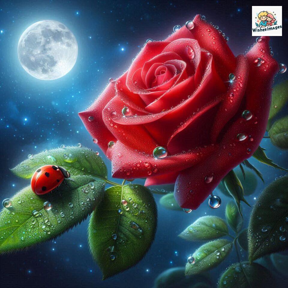 good night rose flower images rose good night images hd ()