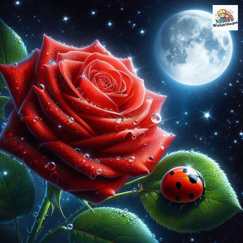 good night rose flower images rose good night images hd ()