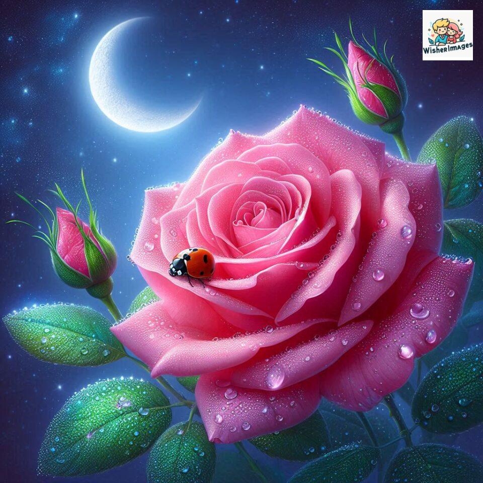 good night rose flower images rose good night images hd ()