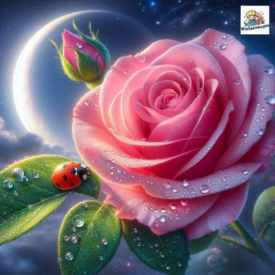 good night rose flower images rose good night images hd ()