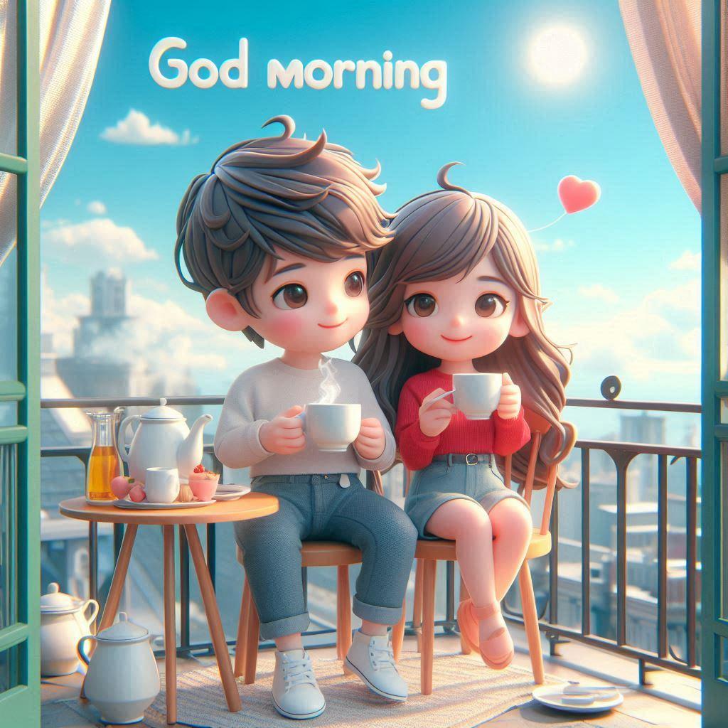 good morning cute couple love images coffee cup couple images cute cartoon couple images pinterest ()