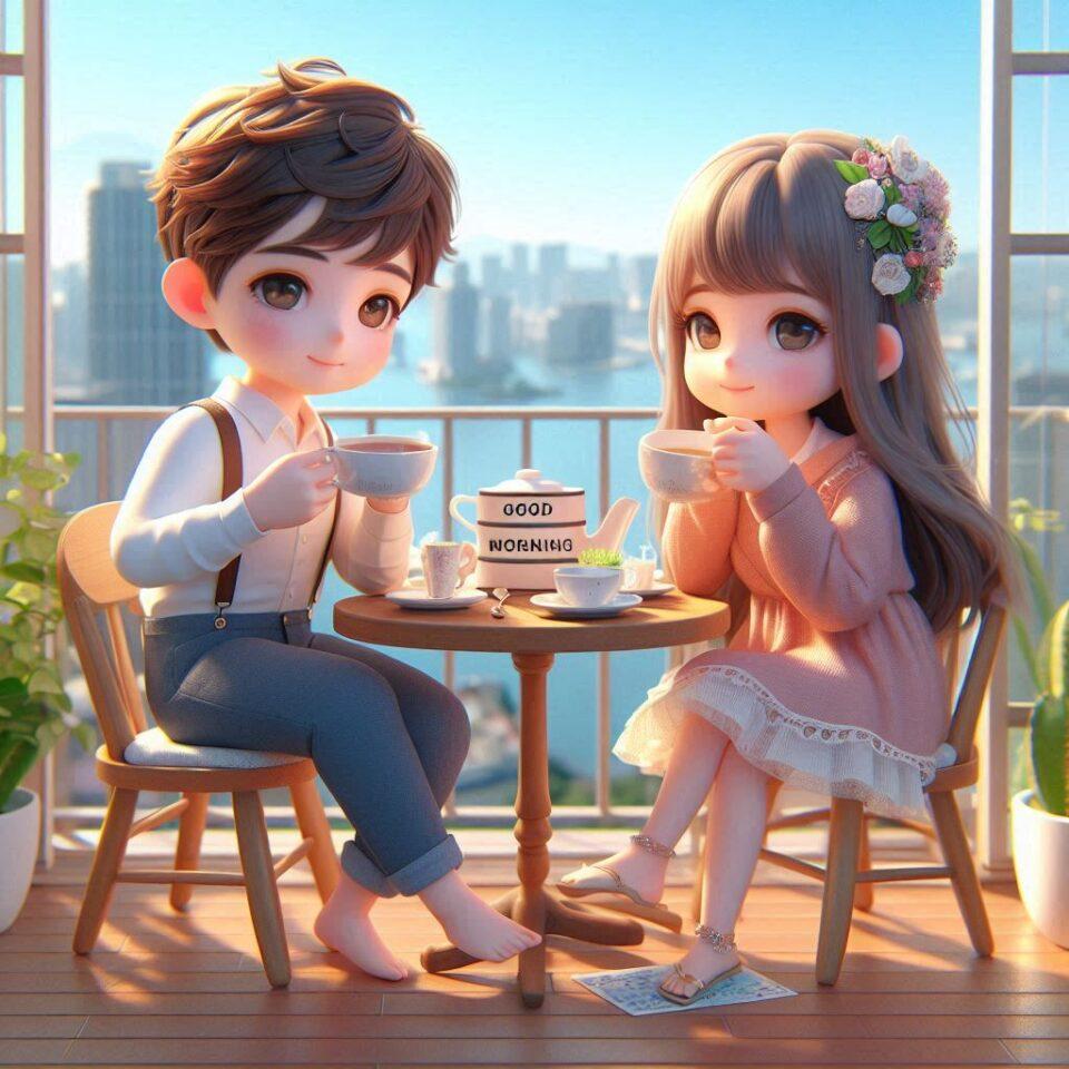 good-morning-cute-couple-love-images-coffee-cup-couple-images-cute-cartoon-couple-images-pinterest_84-960x960 150+ Coffee Cup Couple Images Free download