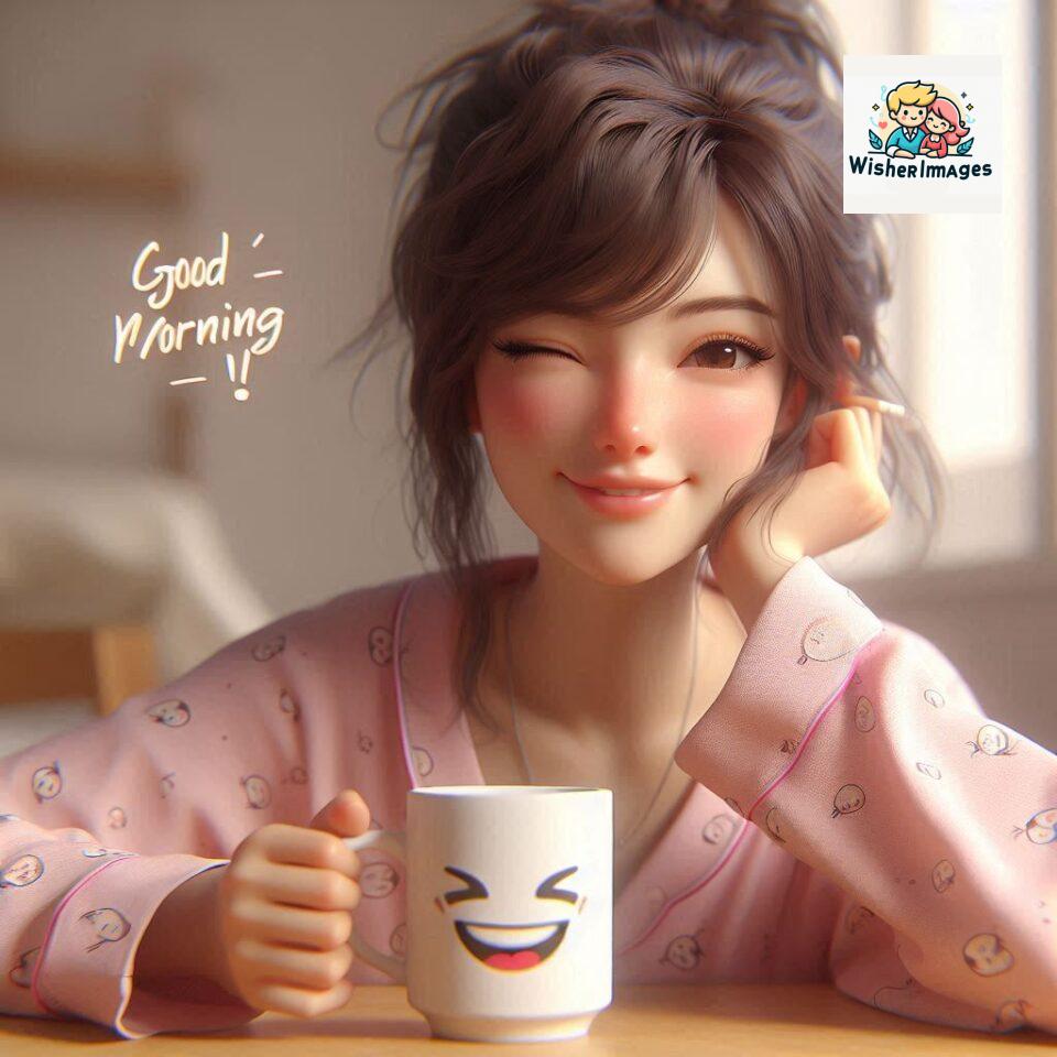120 Beautiful Girl Morning Greetings Free Download 30 beautiful girl morning greetings nature wish coffee cup cute happy smile sunrise bright day warm vibes love cheerful message start day photo pic flowers ()