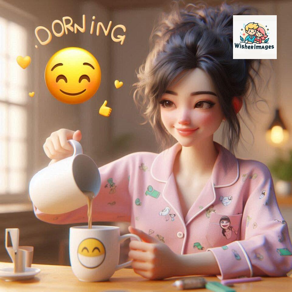 120 Beautiful Girl Morning Greetings Free Download 52 beautiful girl morning greetings nature wish coffee cup cute happy smile sunrise bright day warm vibes love cheerful message start day photo pic flowers ()