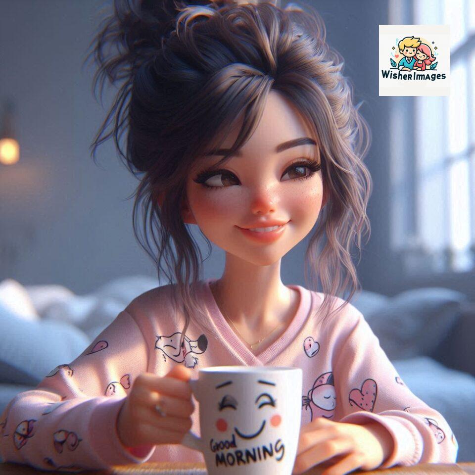 120 Beautiful Girl Morning Greetings Free Download 33 beautiful girl morning greetings nature wish coffee cup cute happy smile sunrise bright day warm vibes love cheerful message start day photo pic flowers ()