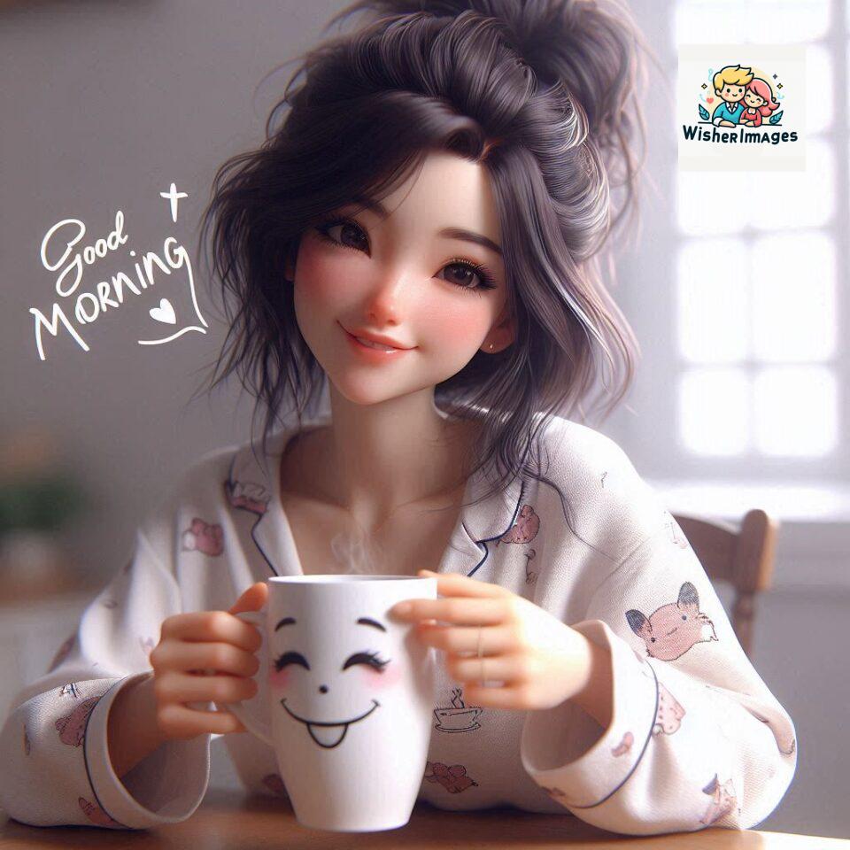 120 Beautiful Girl Morning Greetings Free Download 24 beautiful girl morning greetings nature wish coffee cup cute happy smile sunrise bright day warm vibes love cheerful message start day photo pic flowers ()