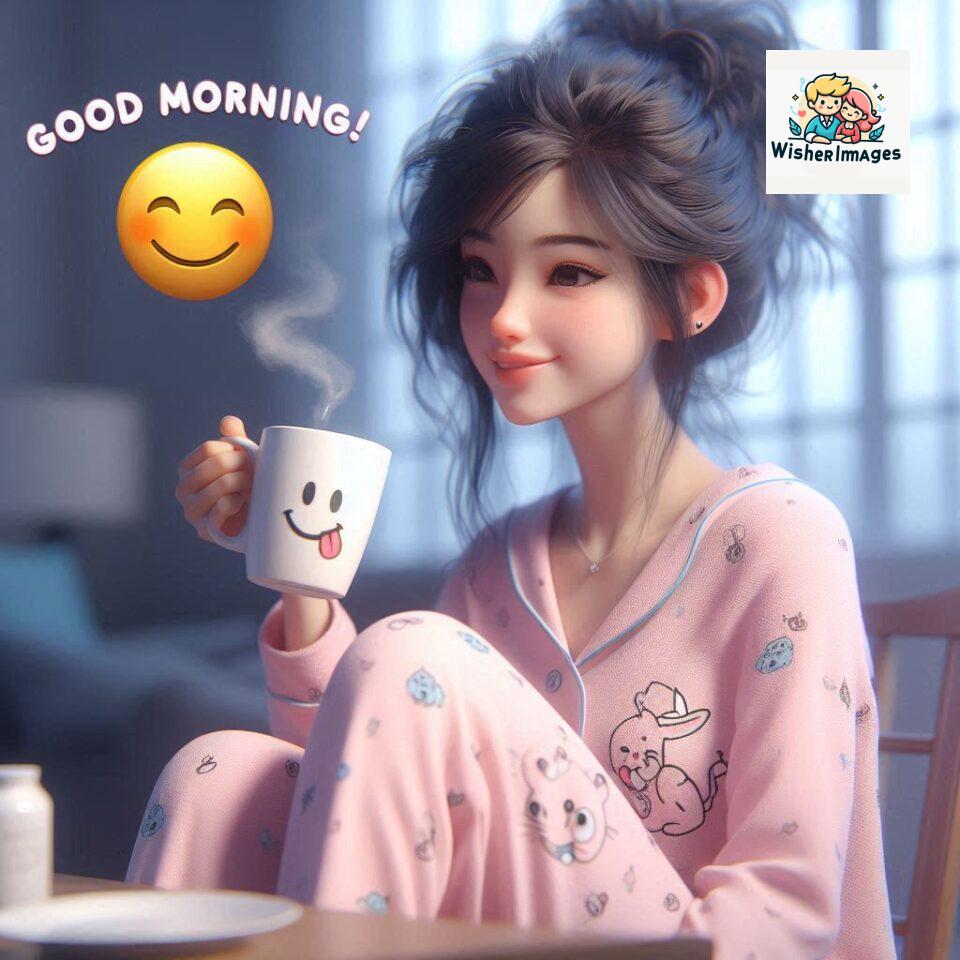 120 Beautiful Girl Morning Greetings Free Download 31 beautiful girl morning greetings nature wish coffee cup cute happy smile sunrise bright day warm vibes love cheerful message start day photo pic flowers ()