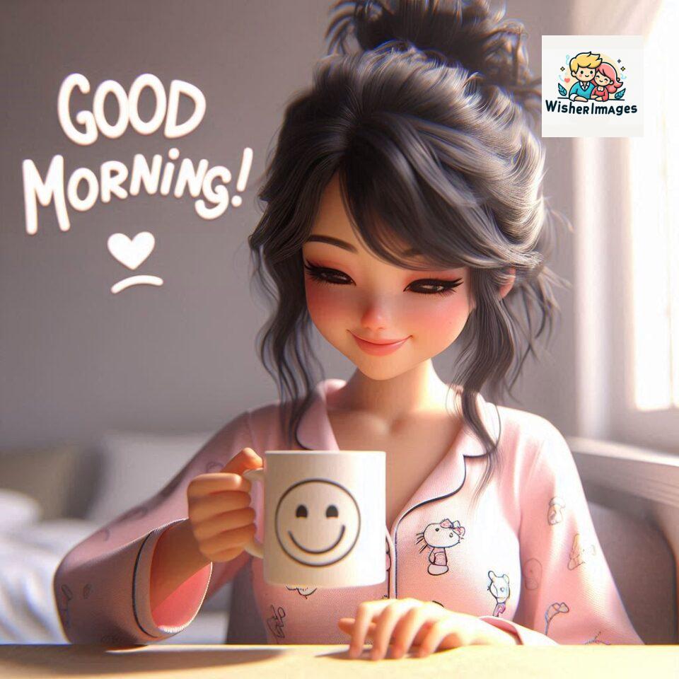 120 Beautiful Girl Morning Greetings Free Download 47 beautiful girl morning greetings nature wish coffee cup cute happy smile sunrise bright day warm vibes love cheerful message start day photo pic flowers ()