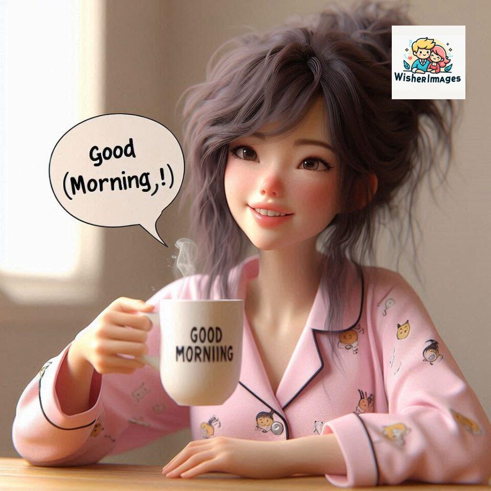 120 Beautiful Girl Morning Greetings Free Download 89 beautiful girl morning greetings nature wish coffee cup cute happy smile sunrise bright day warm vibes love cheerful message start day photo pic flowers ()