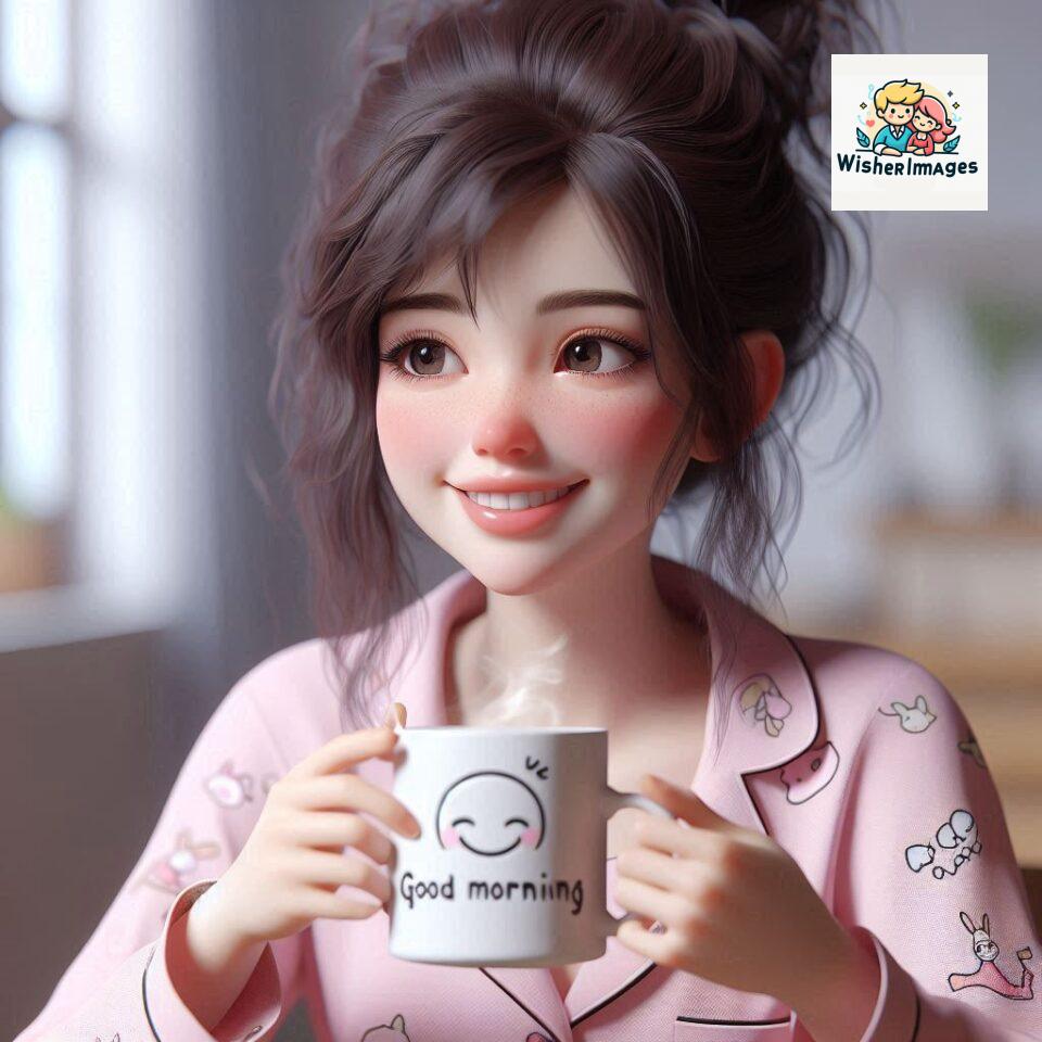 120 Beautiful Girl Morning Greetings Free Download 53 beautiful girl morning greetings nature wish coffee cup cute happy smile sunrise bright day warm vibes love cheerful message start day photo pic flowers ()
