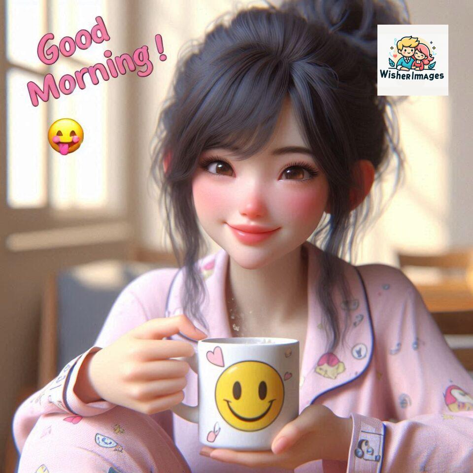 120 Beautiful Girl Morning Greetings Free Download 66 beautiful girl morning greetings nature wish coffee cup cute happy smile sunrise bright day warm vibes love cheerful message start day photo pic flowers ()