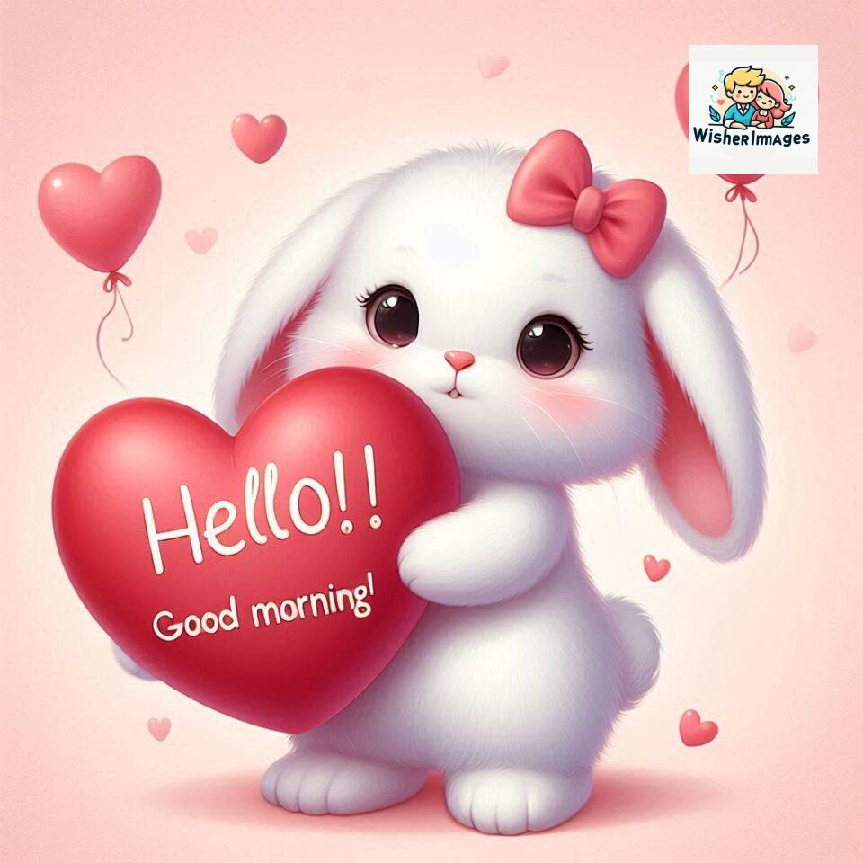 bunny good morning cute rabbit images rabbit good morning images cute bunny good morning images ()