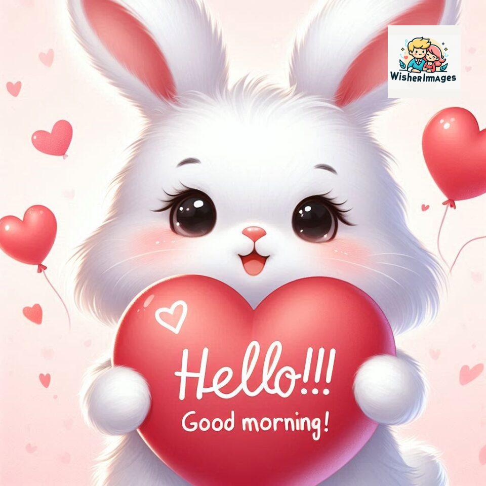 bunny good morning cute rabbit images rabbit good morning images cute bunny good morning images ()