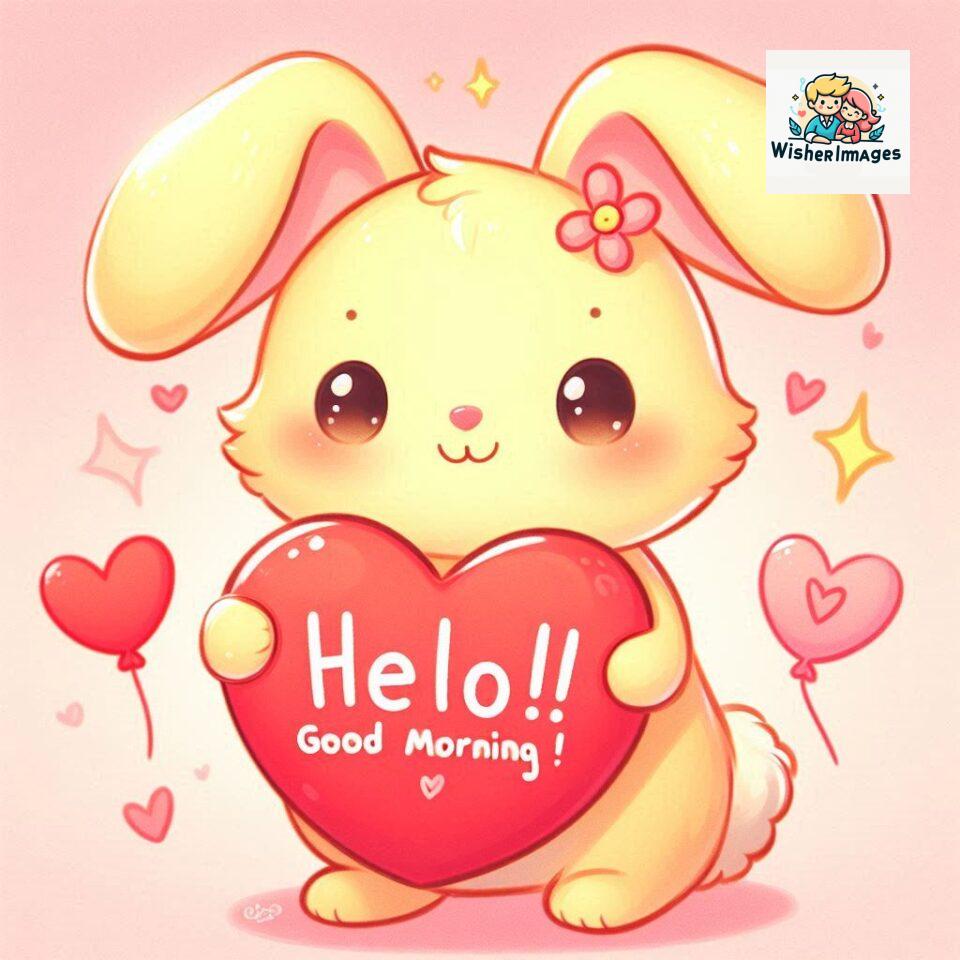 bunny good morning cute rabbit images rabbit good morning images cute bunny good morning images ()