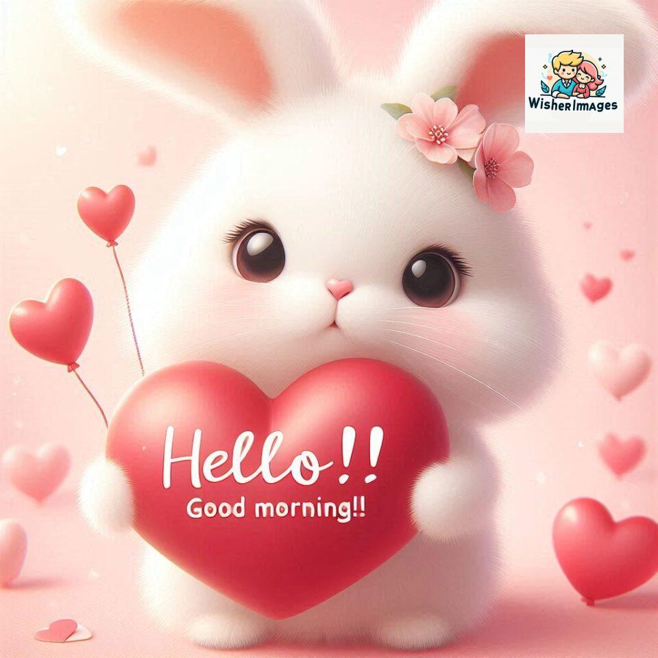 bunny good morning cute rabbit images rabbit good morning images cute bunny good morning images ()