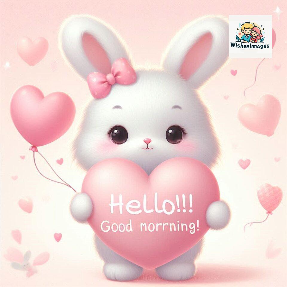 bunny good morning cute rabbit images rabbit good morning images cute bunny good morning images ()