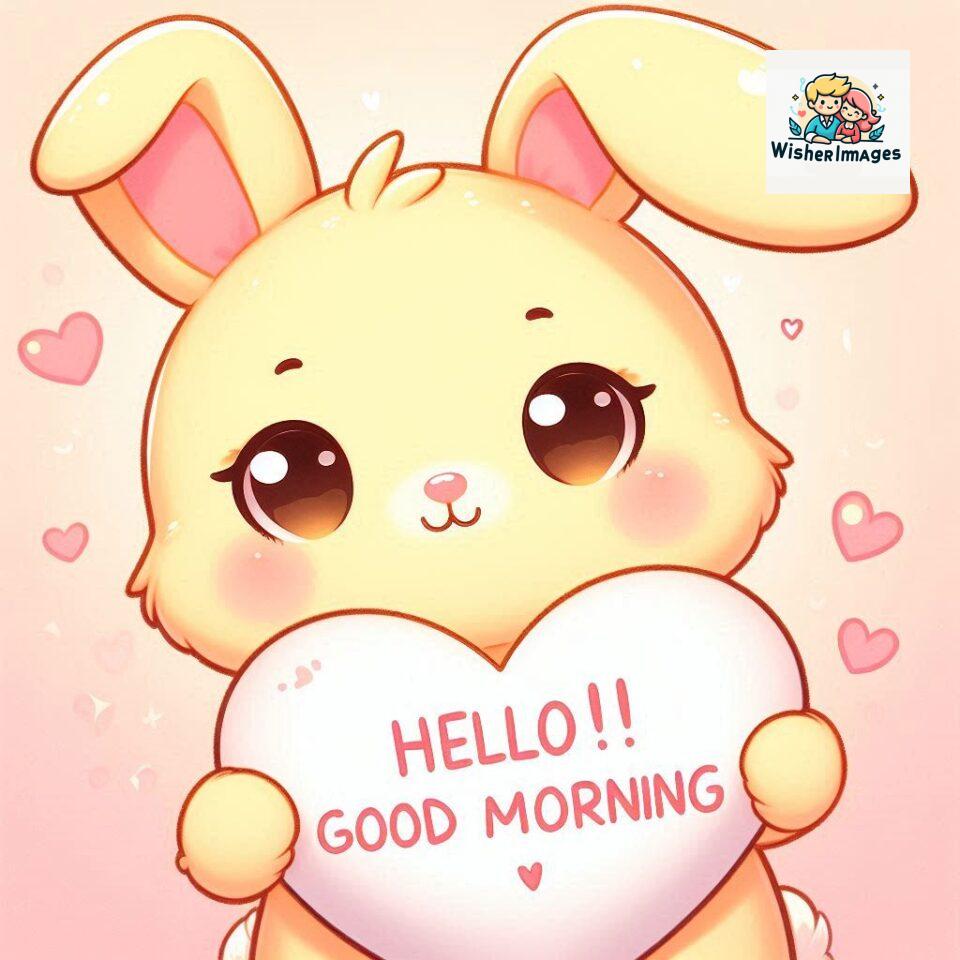 bunny good morning cute rabbit images rabbit good morning images cute bunny good morning images ()