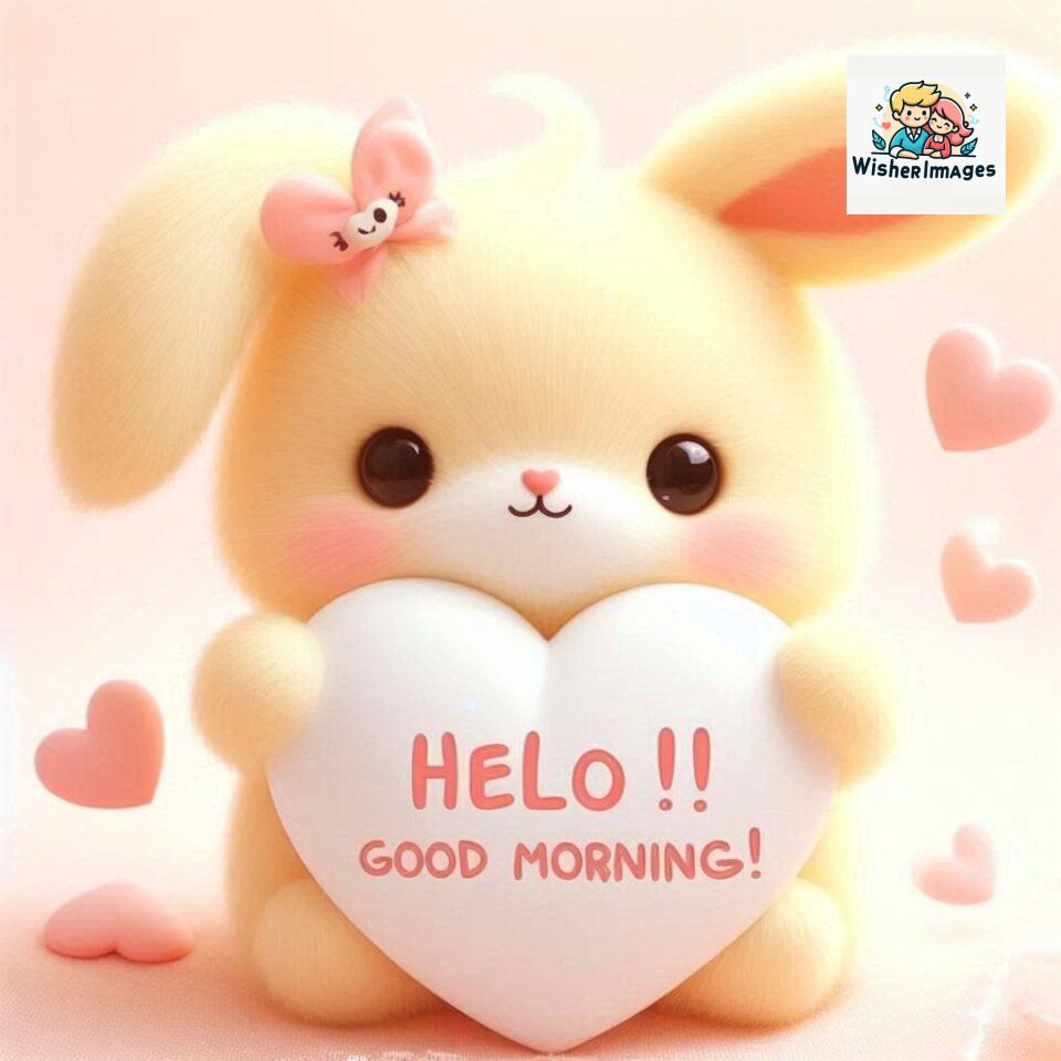 bunny good morning cute rabbit images rabbit good morning images cute bunny good morning images ()