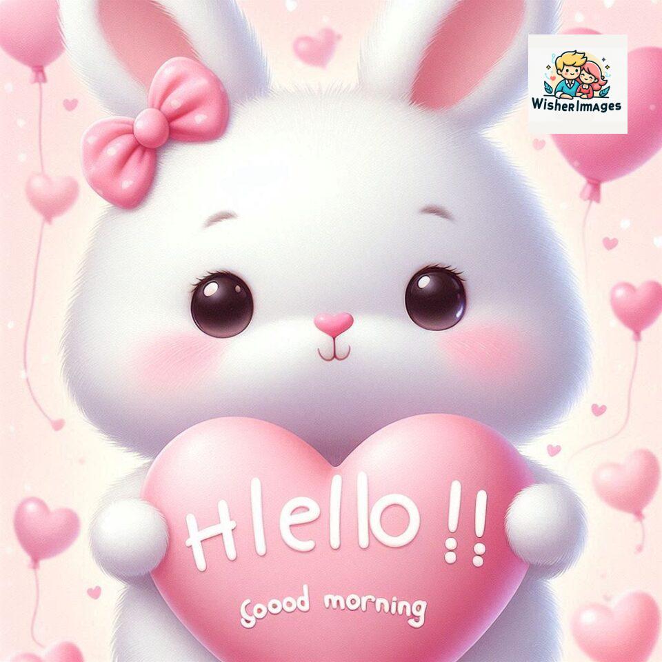 bunny good morning cute rabbit images rabbit good morning images cute bunny good morning images ()