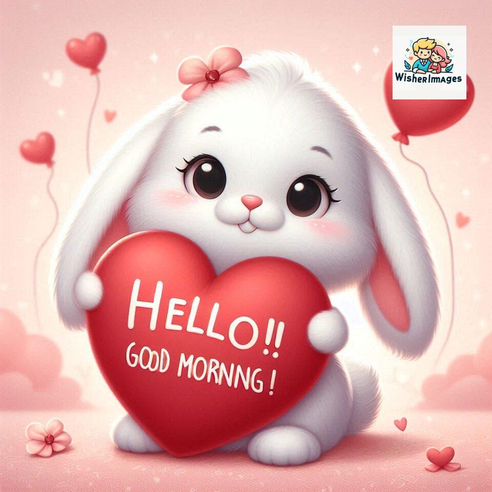 bunny good morning cute rabbit images rabbit good morning images cute bunny good morning images ()