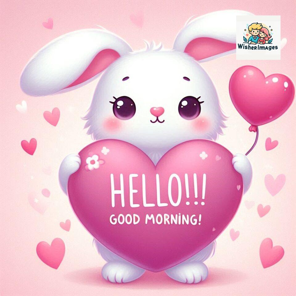 bunny good morning cute rabbit images rabbit good morning images cute bunny good morning images ()