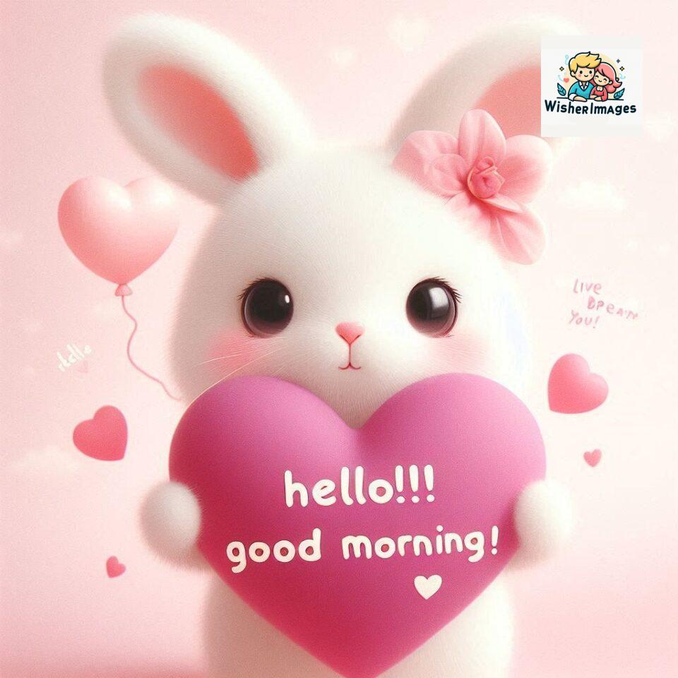 bunny good morning cute rabbit images rabbit good morning images cute bunny good morning images ()