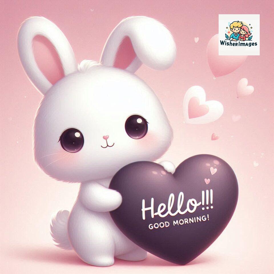 bunny good morning cute rabbit images rabbit good morning images cute bunny good morning images ()