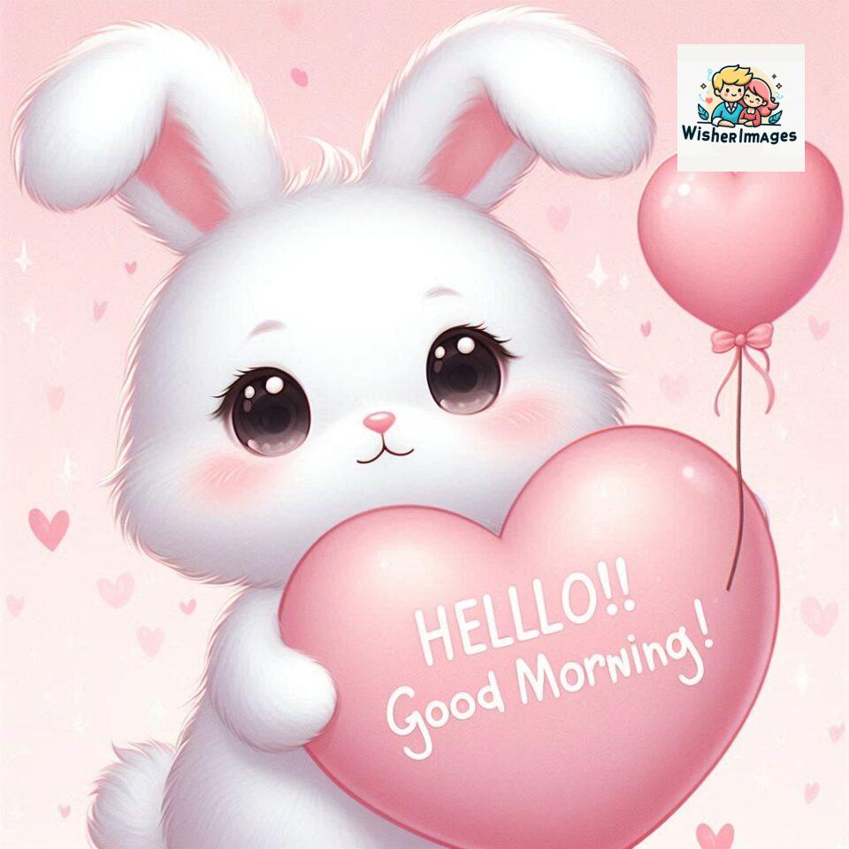 bunny good morning cute rabbit images rabbit good morning images cute bunny good morning images ()