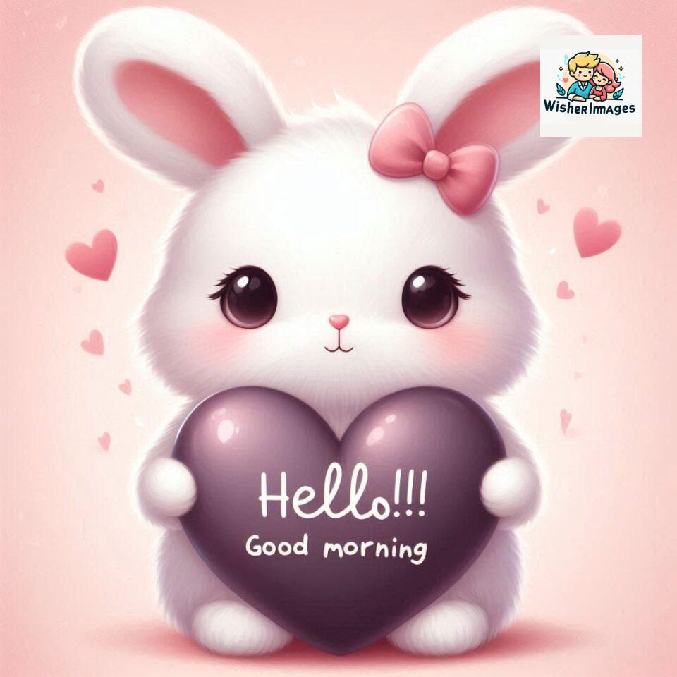 bunny good morning cute rabbit images rabbit good morning images cute bunny good morning images ()