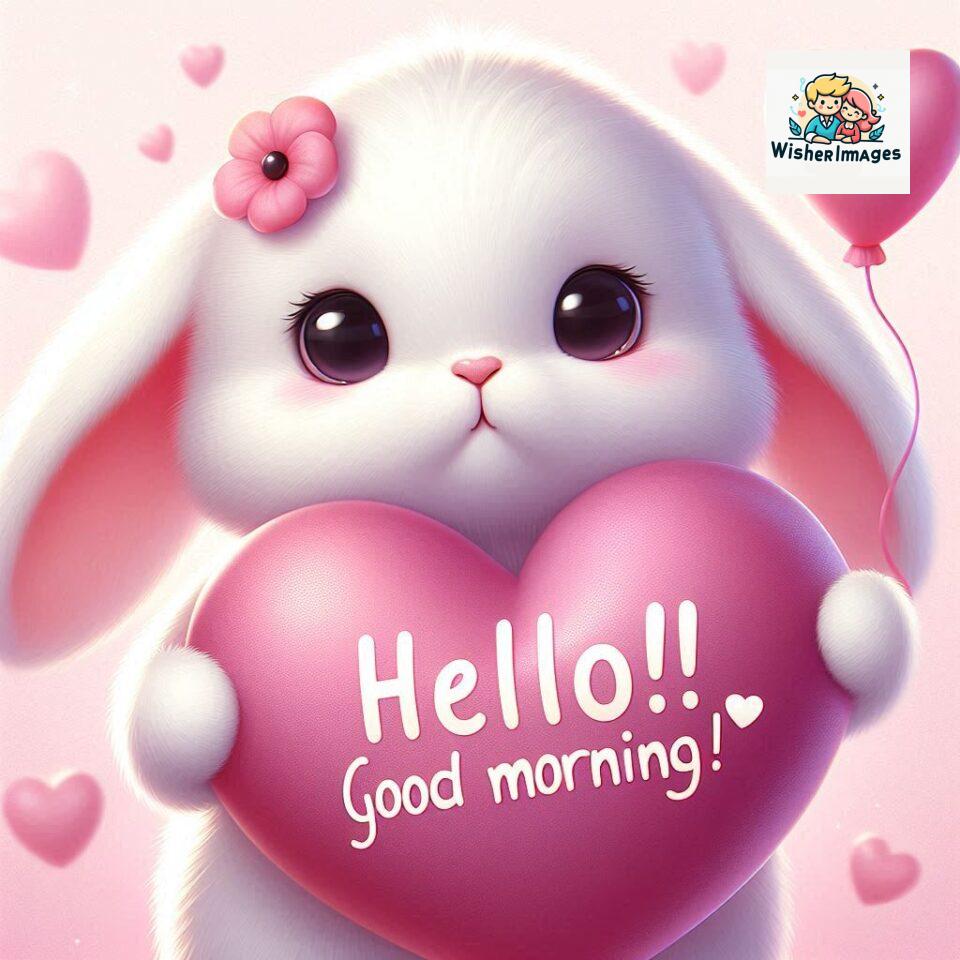 bunny good morning cute rabbit images rabbit good morning images cute bunny good morning images ()