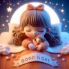 good night girl picture cute girl good night images ()