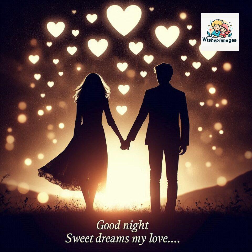 120+ Good Night Love Images With Couple Free Download 21 Good night love images with couple is holding hand eachother many heart is placed around the couple with night vibes ()