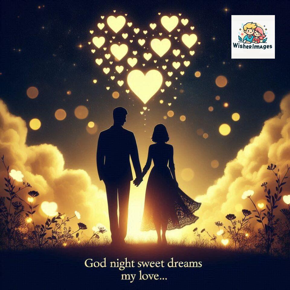 120+ Good Night Love Images With Couple Free Download 89 Good night love images with couple is holding hand eachother many heart is placed around the couple with night vibes ()