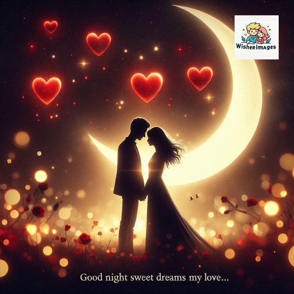 120+ Good Night Love Images With Couple Free Download 52 Good night love images with couple is holding hand eachother many heart is placed around the couple with night vibes ()