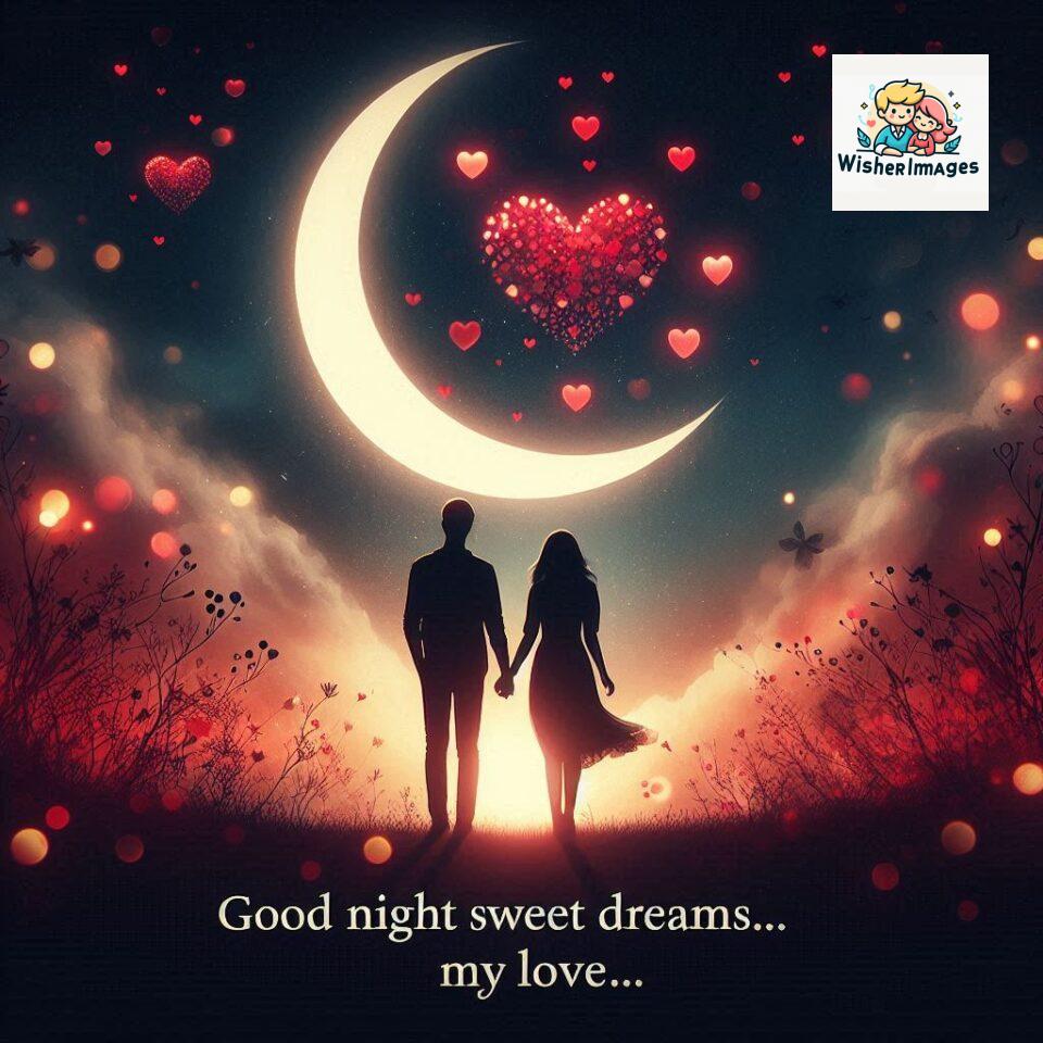 120+ Good Night Love Images With Couple Free Download 62 Good night love images with couple is holding hand eachother many heart is placed around the couple with night vibes ()